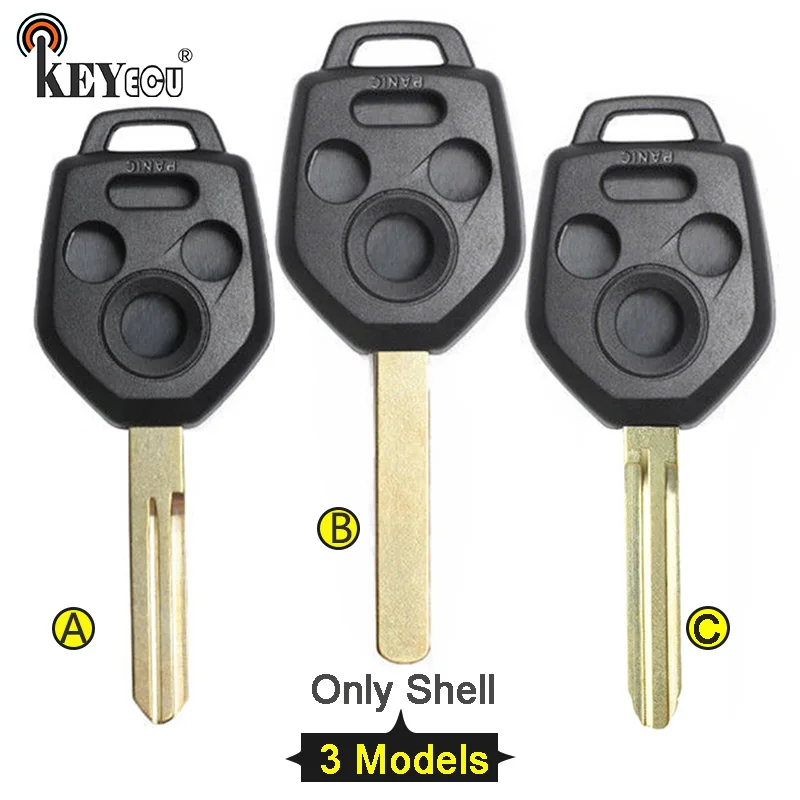 KEYECU для Subaru Forester Legacy Impreza STI WRX Crosstrek Tribeca Outback замена 3 + 1 4 кнопочный дистанционный
