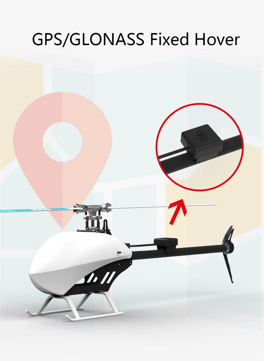 3D RTF 6CH RC умный вертолет FW450 2,4 GHz почти RTF Собранный RC вертолет