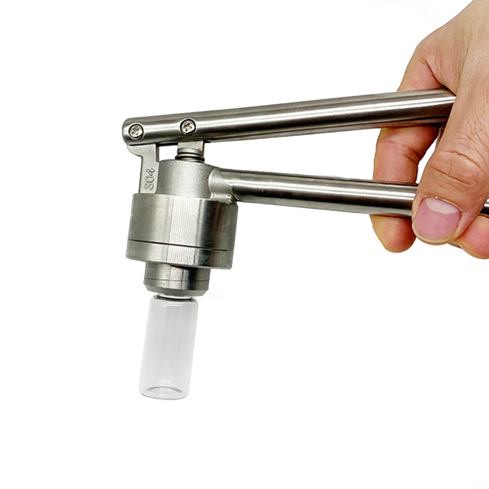 1 шт. инструмент для укупорки нержавеющая сталь ручная машина обжима флаконов