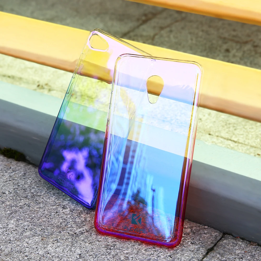 FLOVEME градиентные чехлы для телефонов Meizu M5 M5s U10 Роскошные Aurora Blue Ray чехол Capa