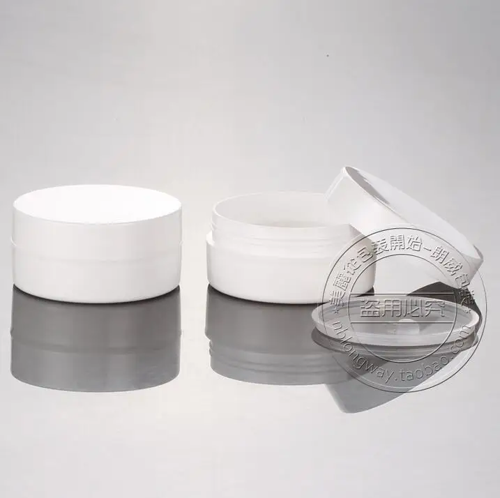 

Оптовая продажа, банки для крема 80 г, пустой косметический контейнер, маленькая пластиковая коробка, стандартная, образец для макияжа, бесплатная доставка