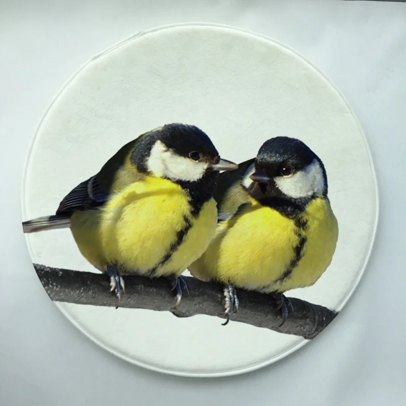 Коврик с принтом птиц нескользящий коврик для кухни и комнаты Впитывающий в