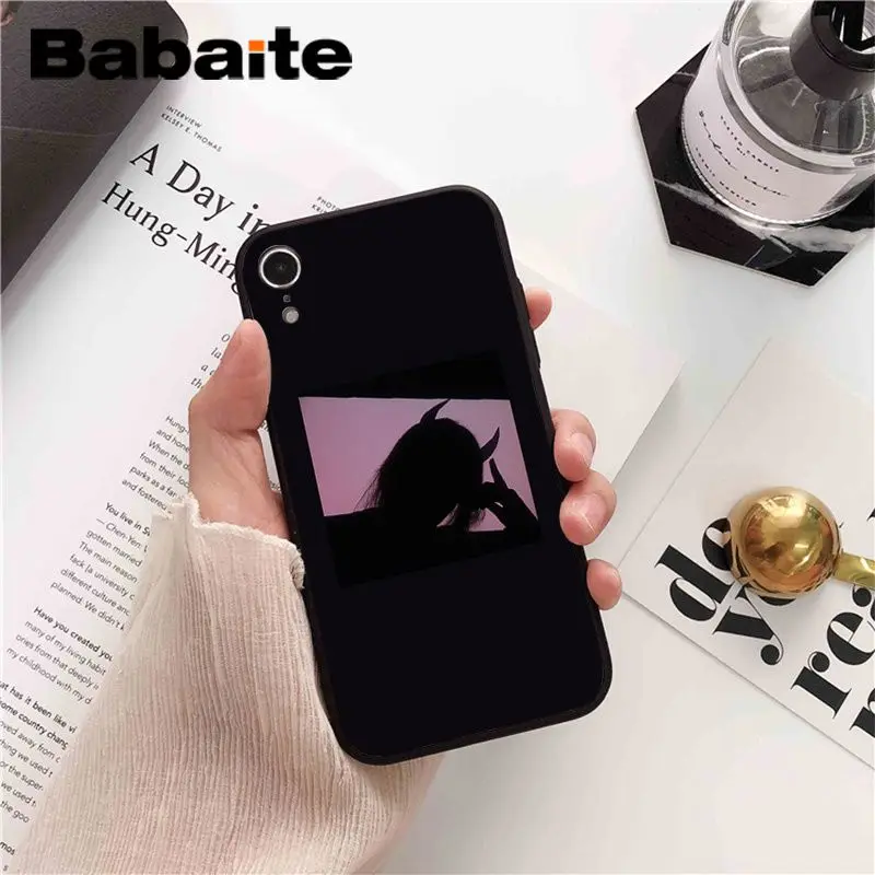 Babaite для iphone 7 XSMAX чехол Devil woman высококачественный Роскошный чехол для телефона для iphone X 8 7 6 6S Plus X 5 5S SE XR XS XSMAX - Цвет: 7