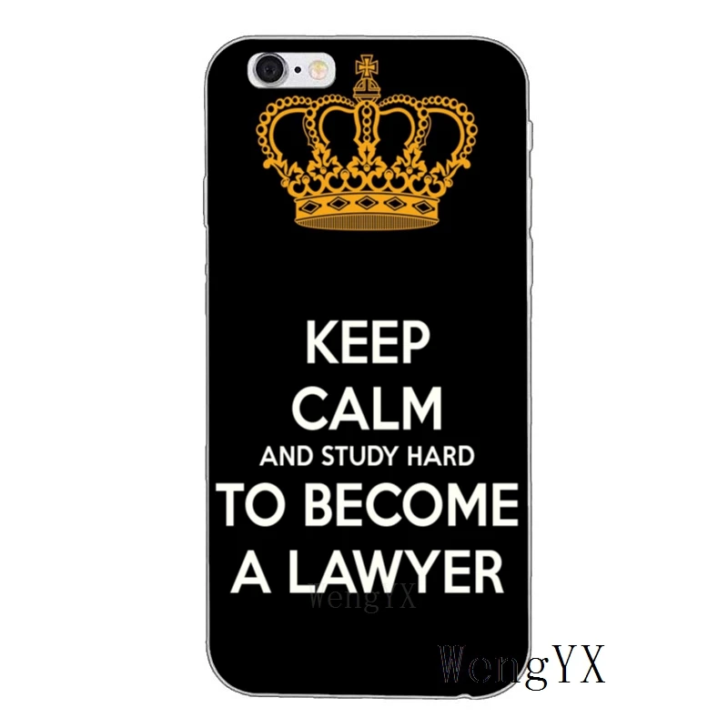 Силиконовый чехол для телефона Keep Calm и Позвоните своему адвокату для iPhone XR X XS Max 8 7 6s 6 plus SE 5s 5c 5 iPod Touch