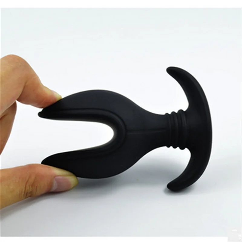 Мягкая силиконовая Анальная пробка с v-образным вырезом эротические игрушки SM