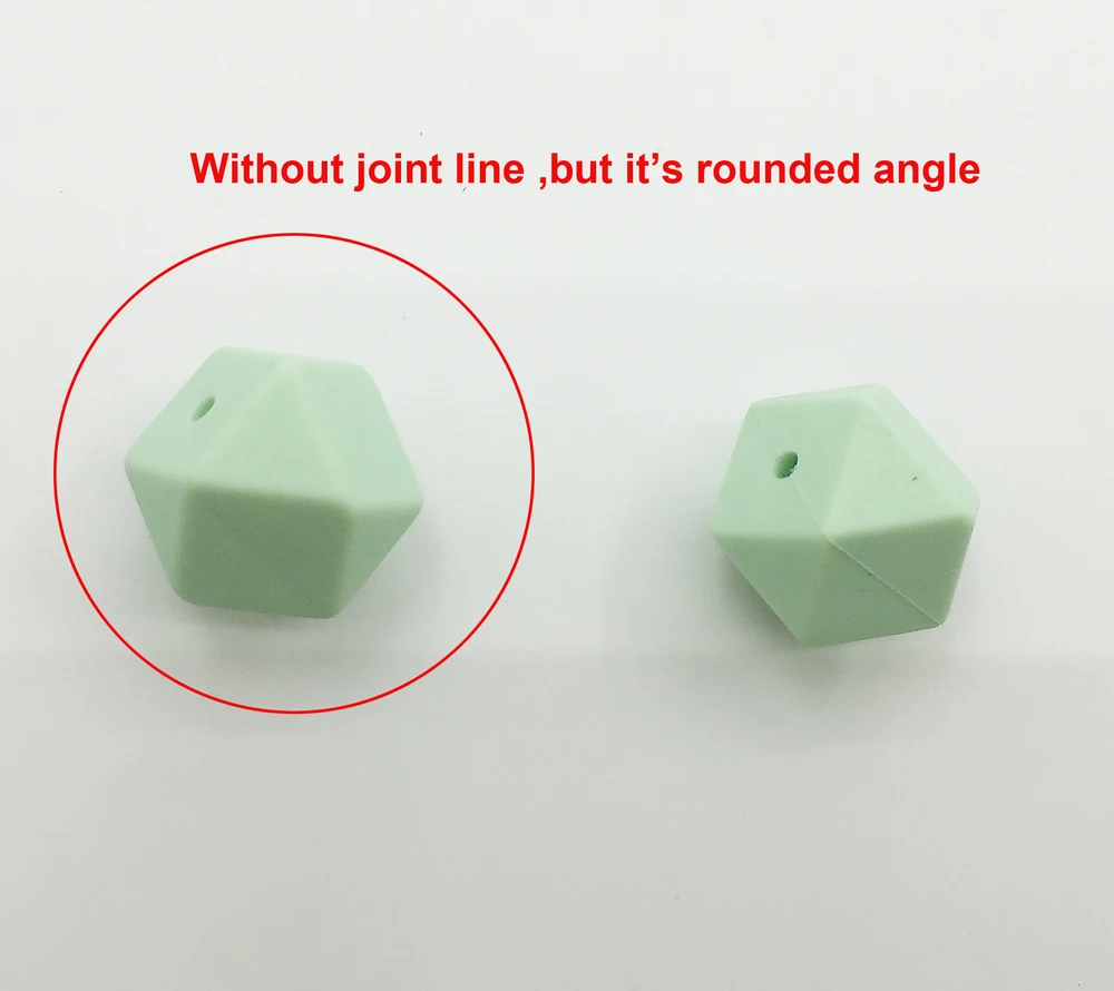 Крупнейшие геометрические шестигранные силиконовые бусины 23 2 мм Набор сделай