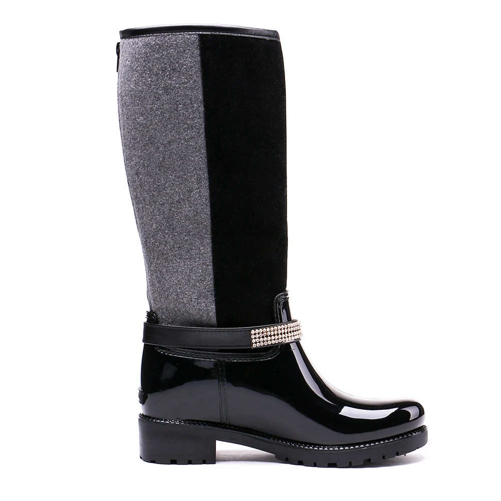 TONGPU двойная Настройка теплые подкладки сапоги для женщин 20 395|waterproof rain boots|rain