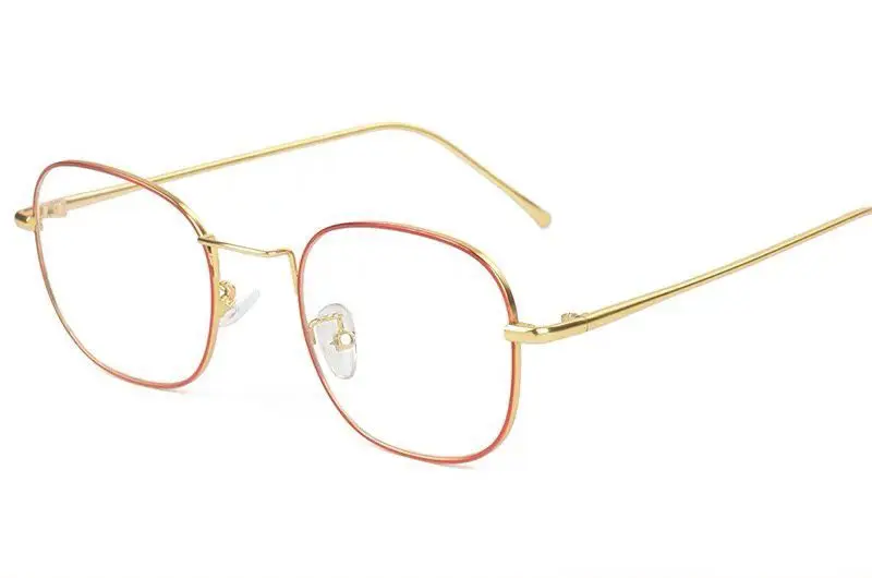 Мужские аксессуары оправа для очков женские круглые металлические очки мужские