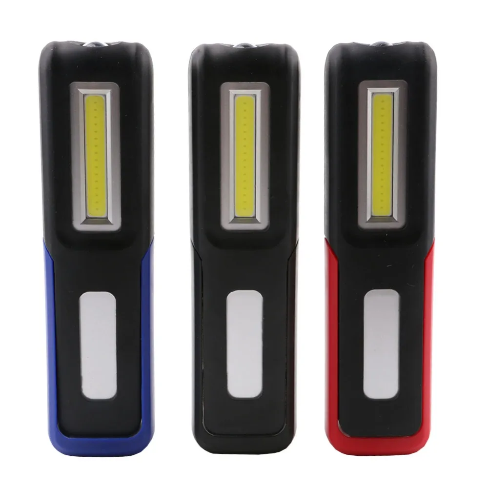 Светодиодный магнитный фонарик с COB матрицей 2 режима зарядка через USB