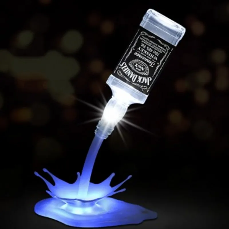3D бар Pour вино лампа с питанием от USB сенсорный переключатель украшение для винной