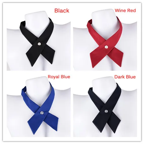 

1 шт., Женский галстук-бабочка для отеля, официантка, одежда для шеи, женские галстуки-бабочки, женские шелковые галстуки для студентов