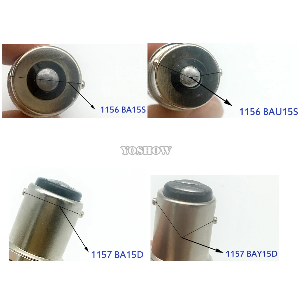 2 шт. 60 SMD 3030 светодиодный 1156 BA15S 1157 BAY15D Canbus белый желтый красный автомобиль P21W PY21W