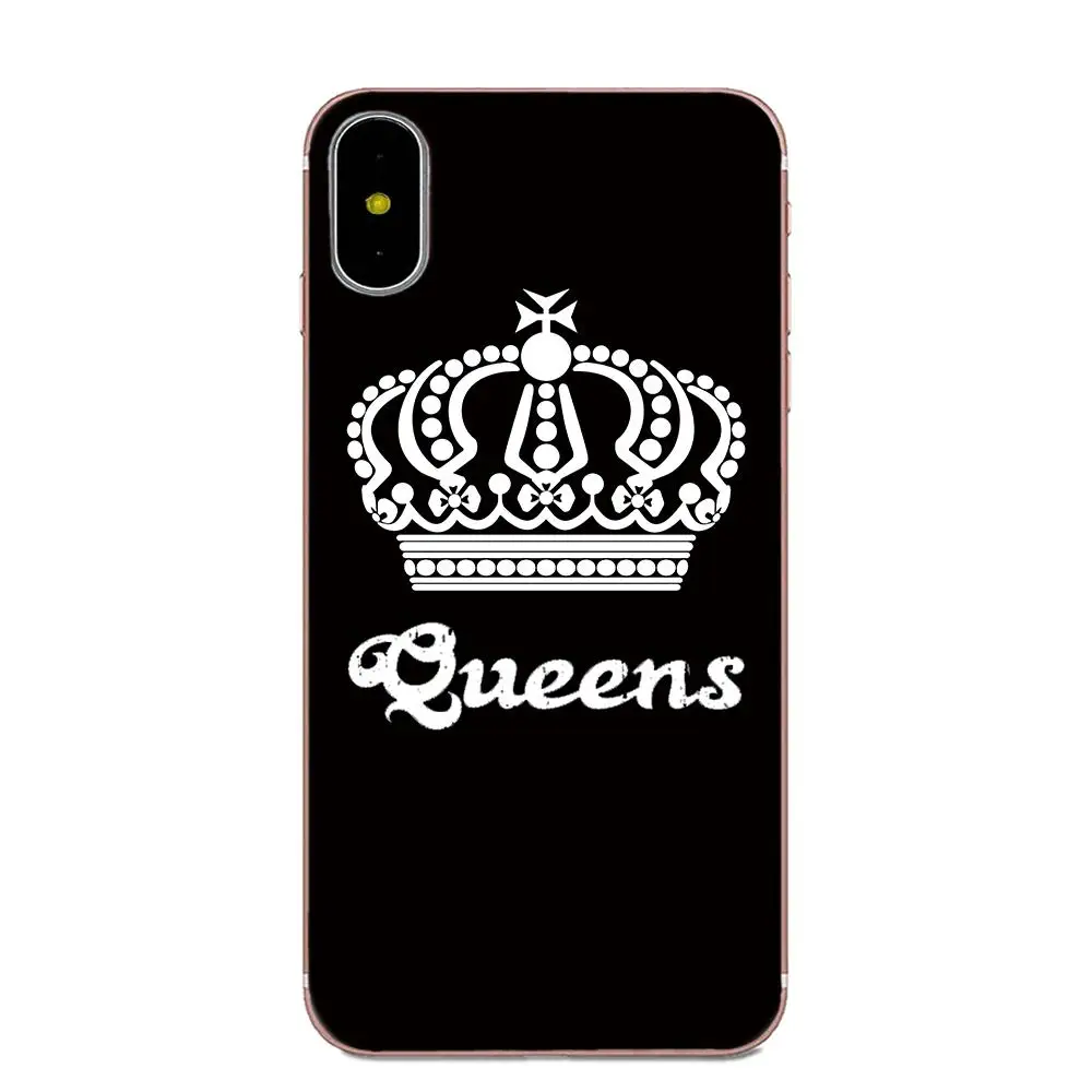 Мягкий чехол из ТПУ аксессуары Bitch 01 King Queen для Samsung Galaxy Note 5 8 9 S3 S4 S5 S6 S7 S8 S9 S10 mini Edge Plus