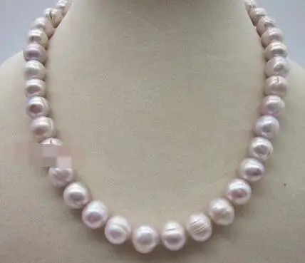 Жемчужное ожерелье 18 дюймов 10 11 мм в стиле барокко|necklace necklace|necklace purplenecklace yellow |