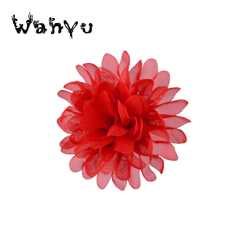 10cm Chiffon Fabric Flowers for Wedding Decoration DIY Wreath Crafts Fake Gift Box Shoe Clothing | Дом и сад