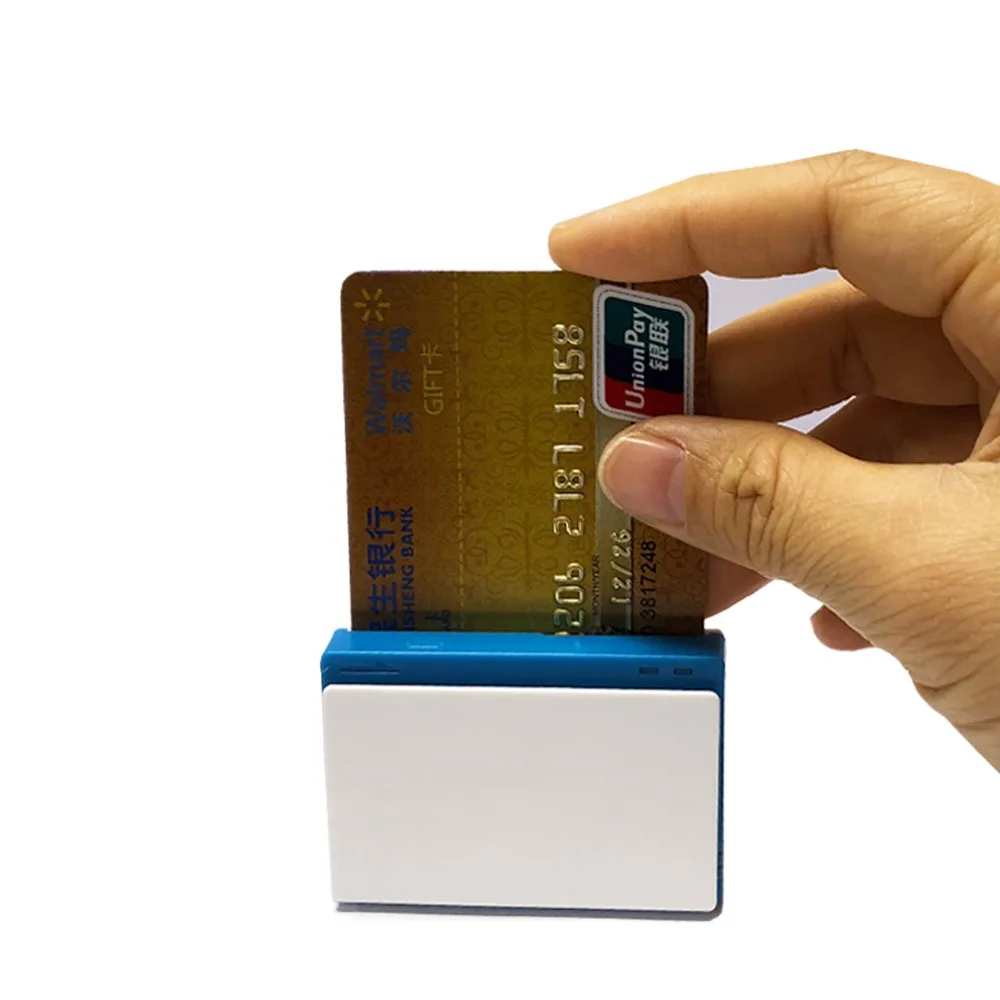 Дешевый EMV сертификат Bluetooth портативный IC Магнитный Мобильный смарт кард ридер с