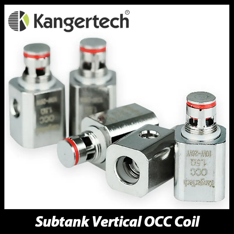 Оригинальный 5 шт. Kanger Subtank вертикальные ОСС Головка Катушки 1.5ohm 1.2ohm 0.5ohm