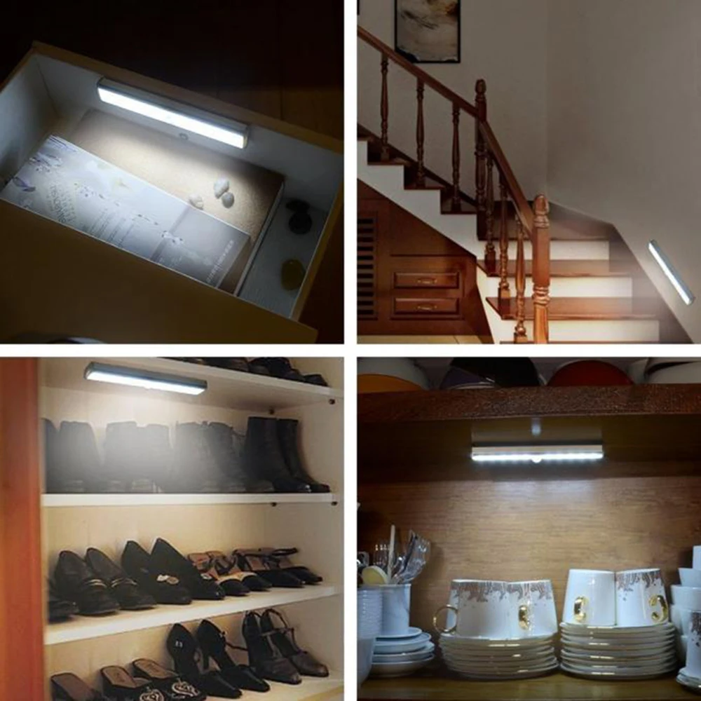 Светодиодный светильник для шкафа с ИК-датчиком движения сенсорный ночник
