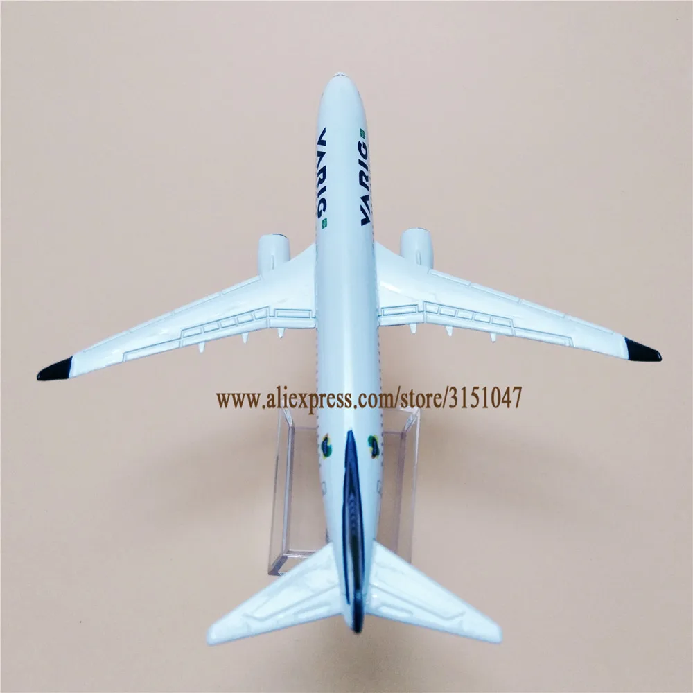 16 см Air Бразилия VARIG Boeing 737 B737 модель самолета сплав металла литья под давлением