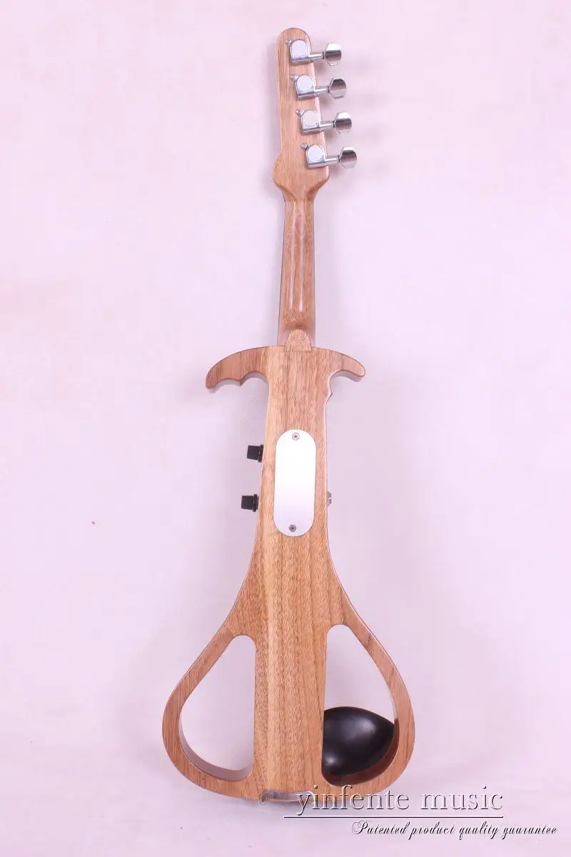 4/4 электрическая скрипка из цельного дерева бесшумный звукосниматель тонкое