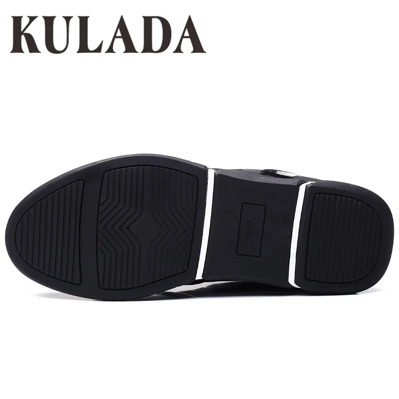 Модные повседневные мужские ботинки кроссовки 9908 увеличился кожа обувь дышащая