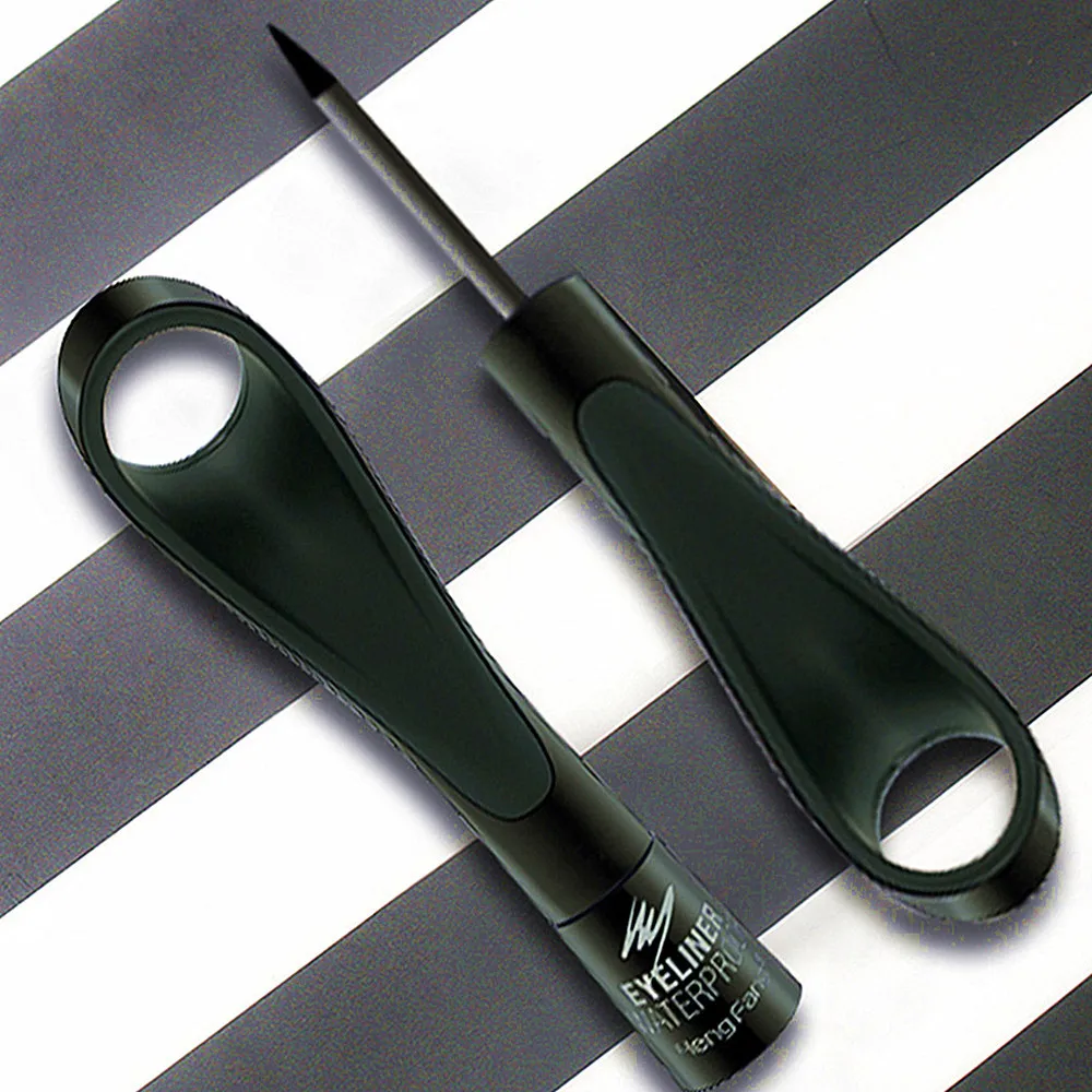 Жидкая подводка для глаз Hengfang Водостойкая Подводка черного цвета с кольцом