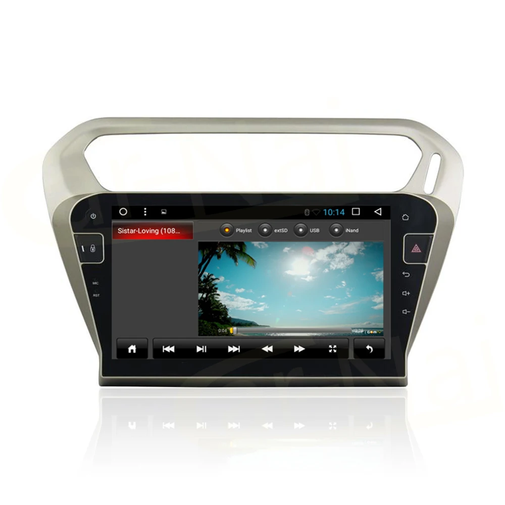 Android 8 1/9 0 Автомобильный GPS Радио Navi для Peugeot 301 Citroen Elysee 2014 + головный блок плеер