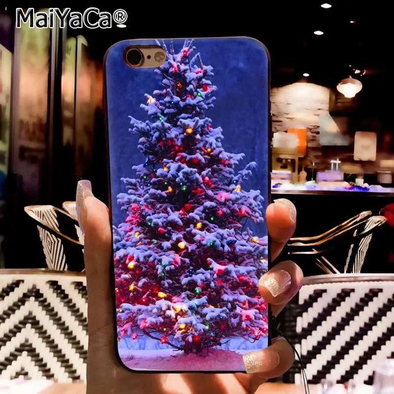 A2 Чехол для телефона MaiYaCa Merry Christmas Снежинка для iphone 11 Pro 11Pro Max 6S 6plus 7 7plus 8 8Plus X Xs MAX 5 5S XR - Цвет: A2