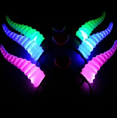 Women Girl Christmas LED Flashing Glow Headband Girls Crown Heart Light Up Hairbands Hair Accessories Party Supplies|Сверкающие