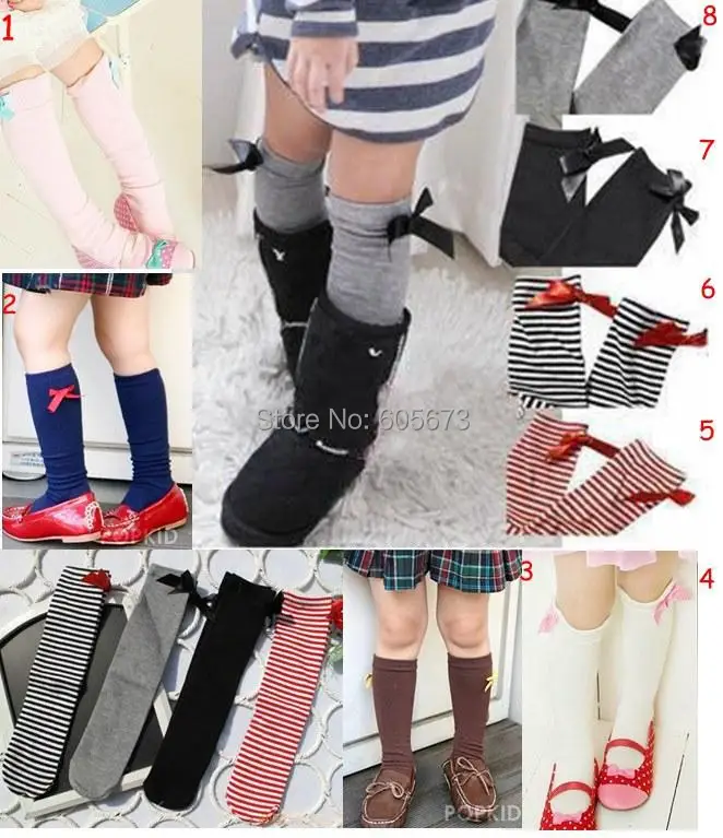 Гольфы для маленьких девочек 38 см 15 6 однотонных цветов розовые белые серые