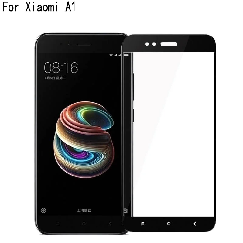 BUYFUN 9H закаленное стекло для Xiaomi Mi A1 чехол телефона защитное 2.5D Защита экрана XiaomiA1