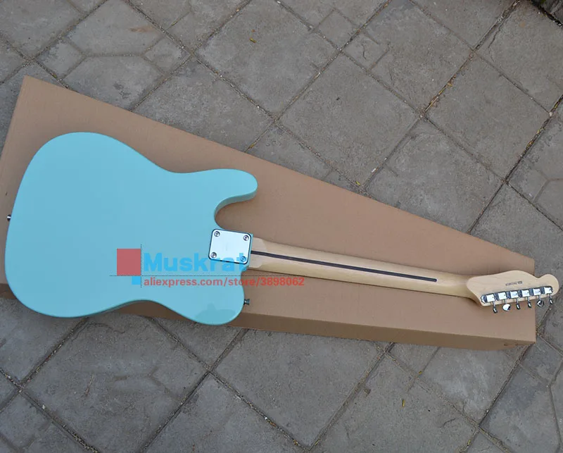 В наличии! Электрогитара TL небесно-голубого цвета бесплатная доставка 6 струн