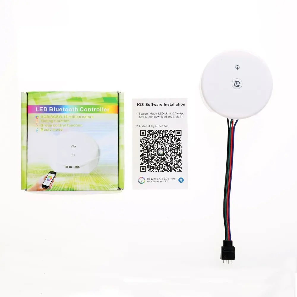 DIY Smart Bluetooth RGB приложение led контроллер + 5 м светодиодные полосы света комплект 12 В
