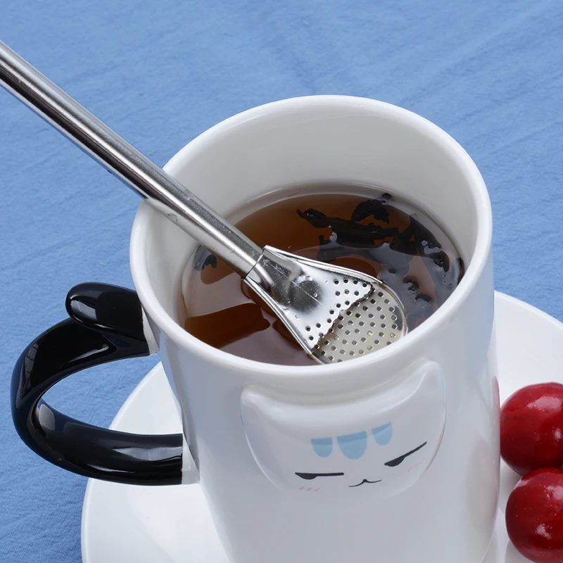 IRONX Yerba mate чай из нержавеющей стали соломинки металлический фильтр питьевой многоразовые соломинки с 1 щеткой для чистки 19 см 1 шт
