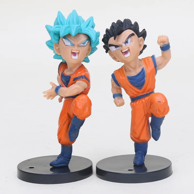 16 шт. 18 экшн фигурки Dragon Ball Super Saiyan Rose Black Son Goku Gohan Jiren Вегета плавки коллекционные