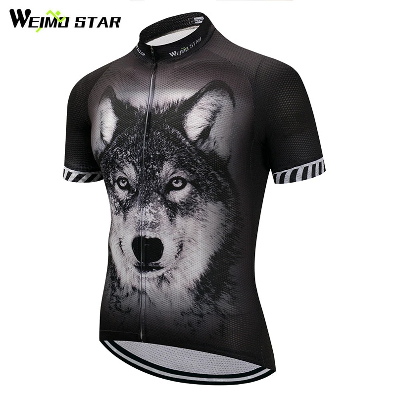 Велосипедная футболка Weimostar Wolf 2017 pro дышащая из 100% полиэстера для горного