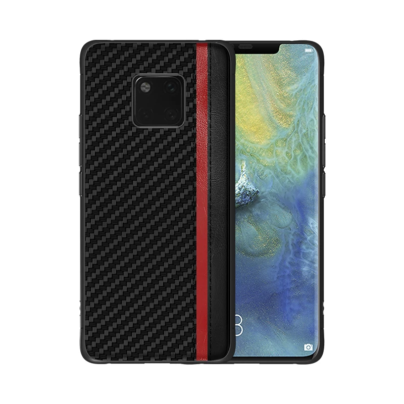 Оригинальный чехол для HUAWEI MATE 20 Pro ударопрочный из углеродного волокна