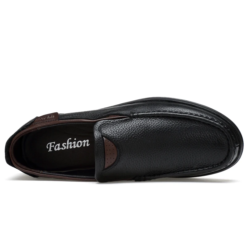 2017 зимние Для мужчин Пояса из натуральной кожи повседневная обувь слипоны