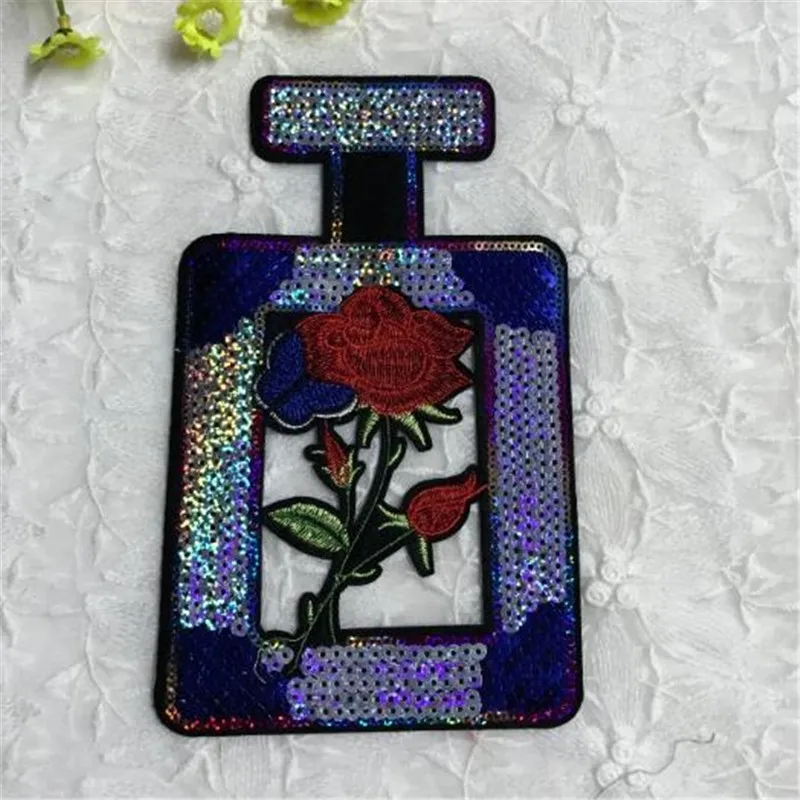 Мужская одежда для девочек с пайетками и нашивками 19 см розовая бутылка духов