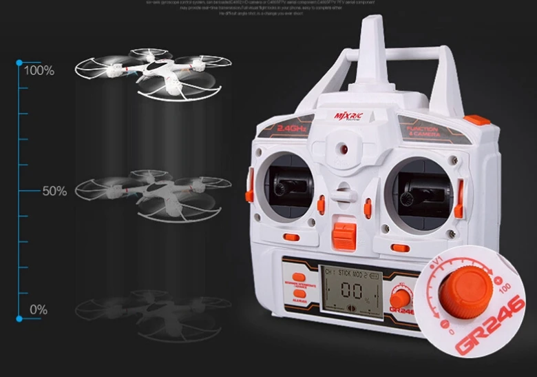 MJX x400 2 4 г 4ch 6axis гироскопа дистанционного Управление вертолет Drone Quadcopter с HD FPV C4005