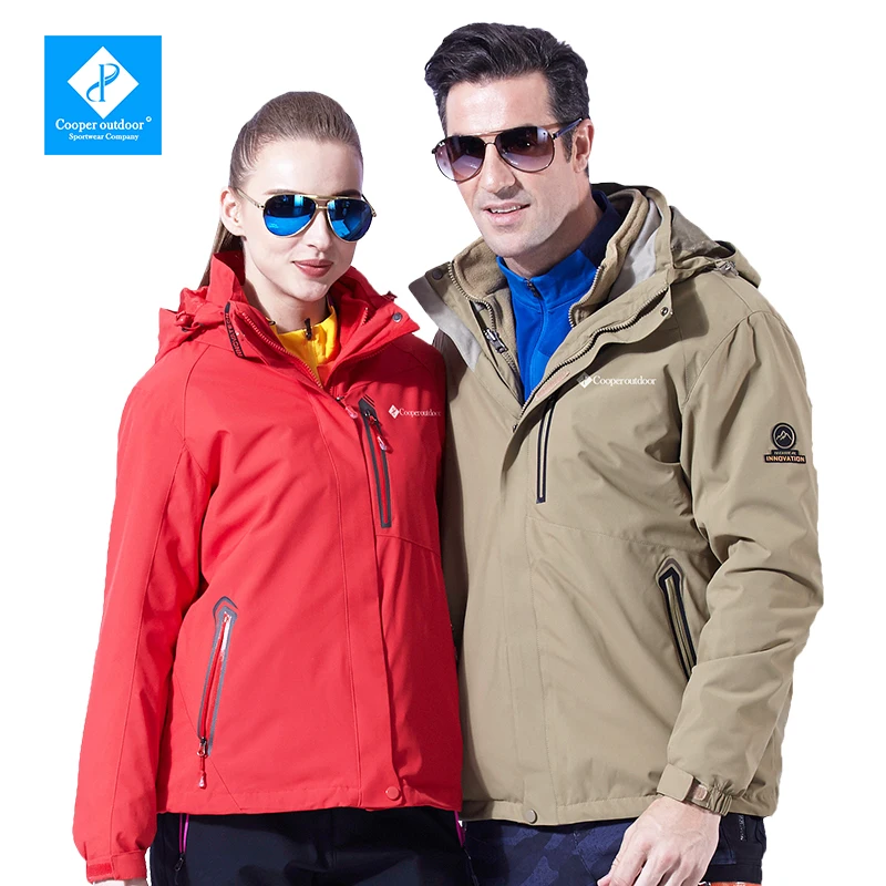 Купер открытый Мужчины Зима Толстые Куртки Softshell Женщин На Открытом Воздухе