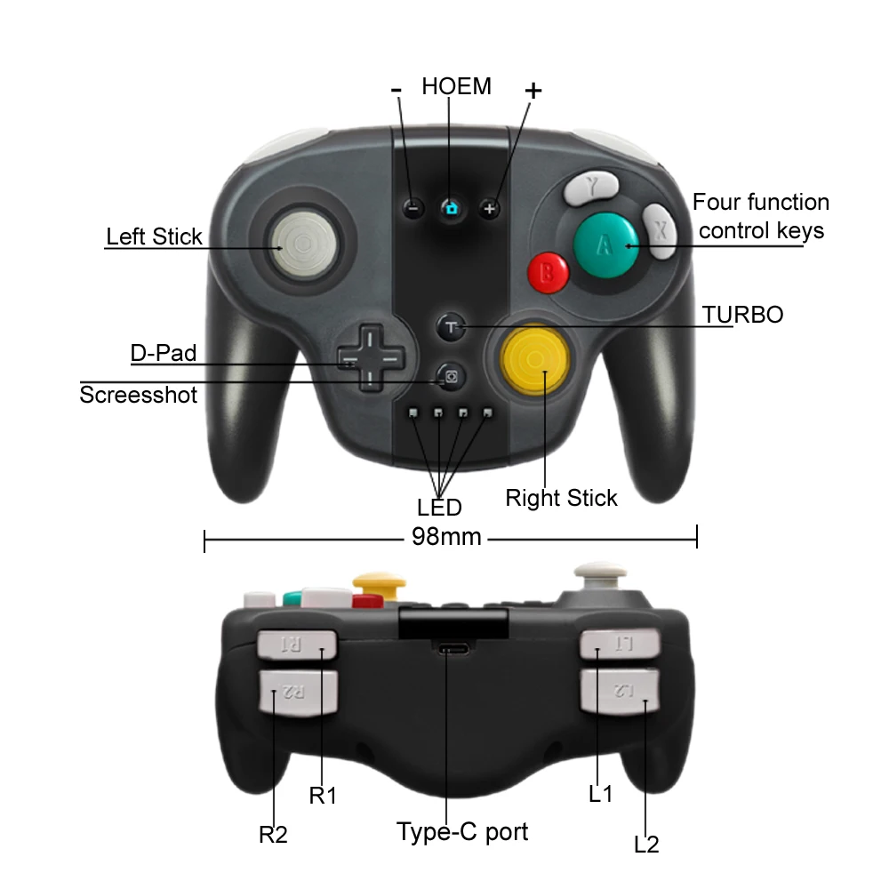 Беспроводной геймпад для переключателя NS Game Pro контроллер Bluetooth джойстик Nintendo Switch