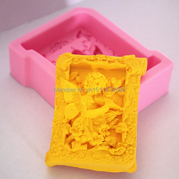 Новая музыкальная форма для мыла с ангелом силиконовая формы ручной работы|silicone