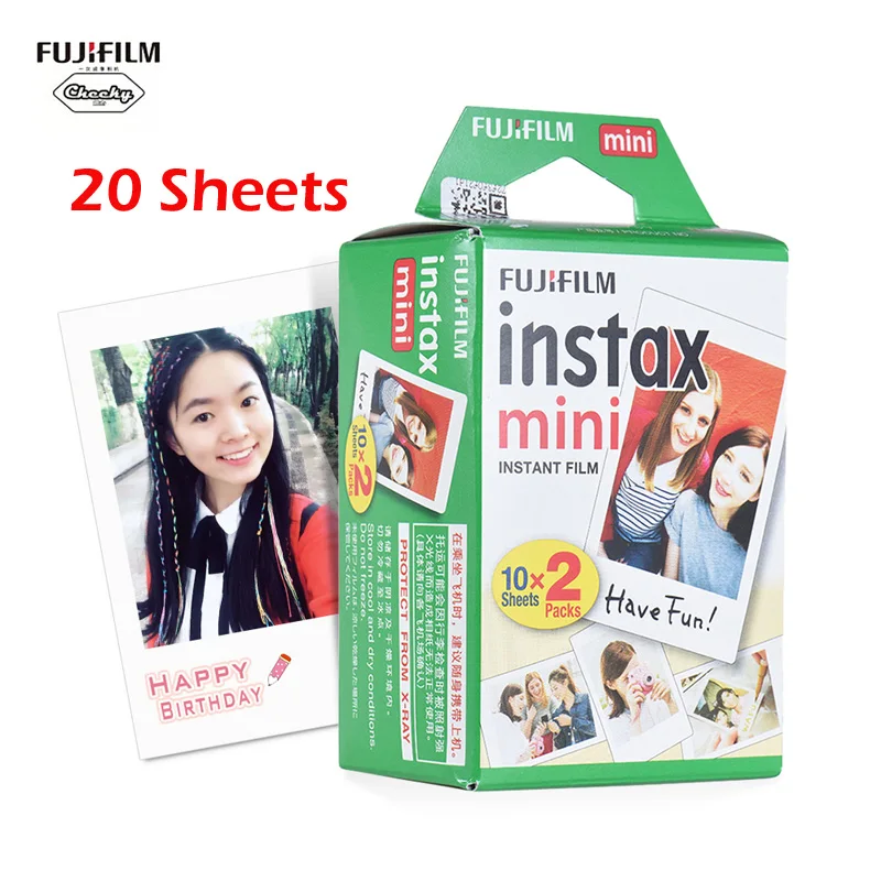 20 sheets 20-100 листов белая пленка для Fuji Instax Mini Фотобумага набор для моментальных фотоснимков для ЖК-дисплея с подсветкой Fujifilm Instax Mini 8/9/25/90/фотоаппаратов моментальной печати 7s - Цвет: 20 sheets
