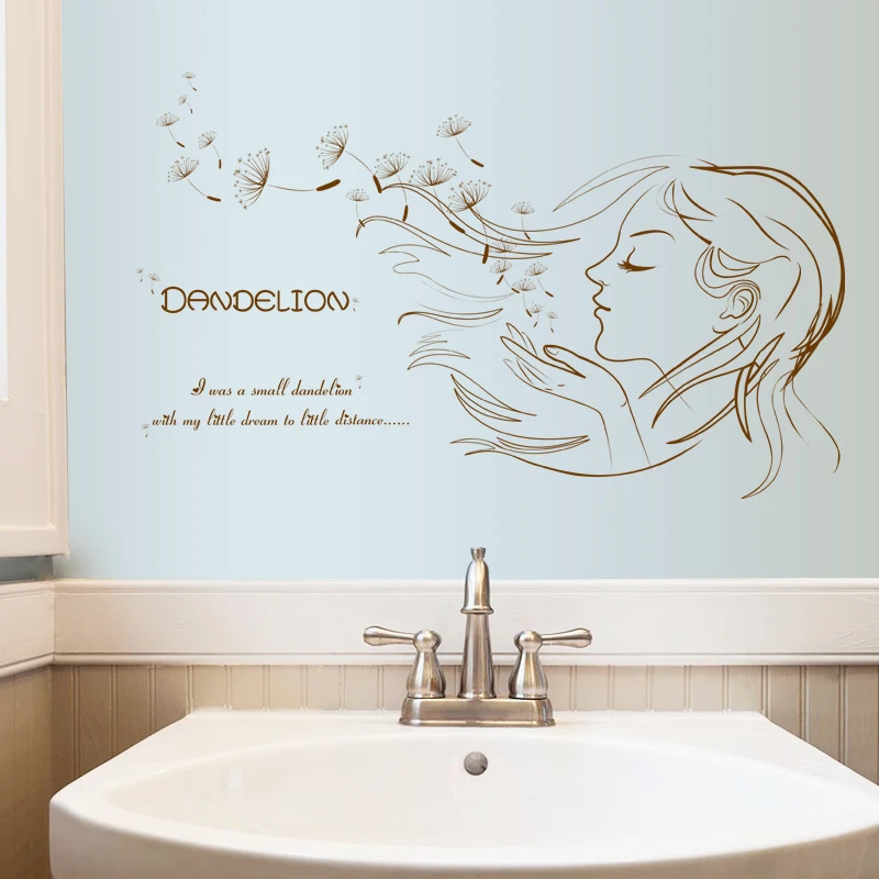 [Fundecor] Одуванчик для девочек наклейки на стену детской комнаты детская спальня