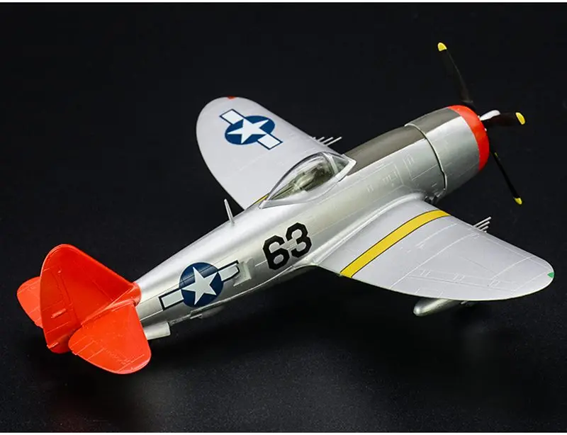Предварительно построенный 1/72 Республика P-47D P-47 Thunderbolt истребитель USAAF Второй мировой войны самолет хобби Коллекционная готовая пластиковая модель самолета