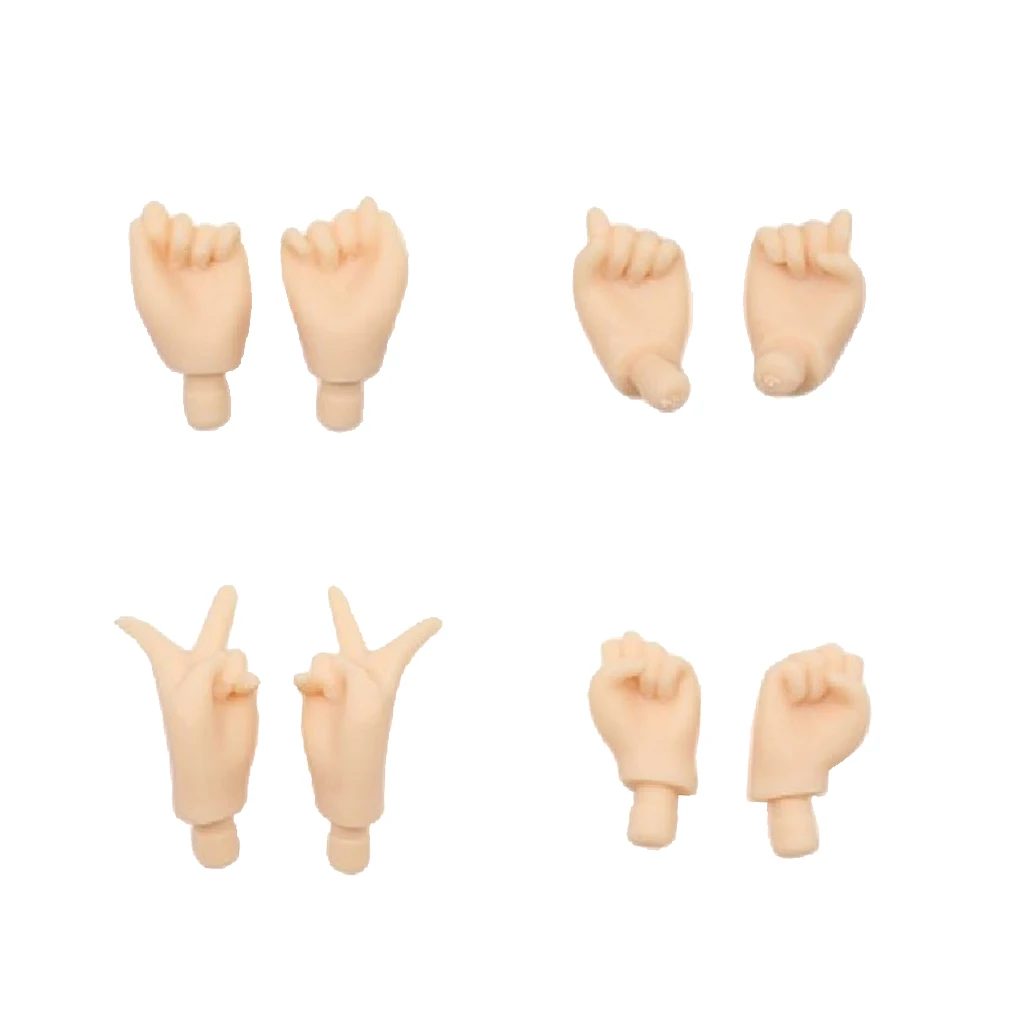 4 пары высококачественные руки сделай сам подвижные для 12 дюймов RBL Neo Blythe