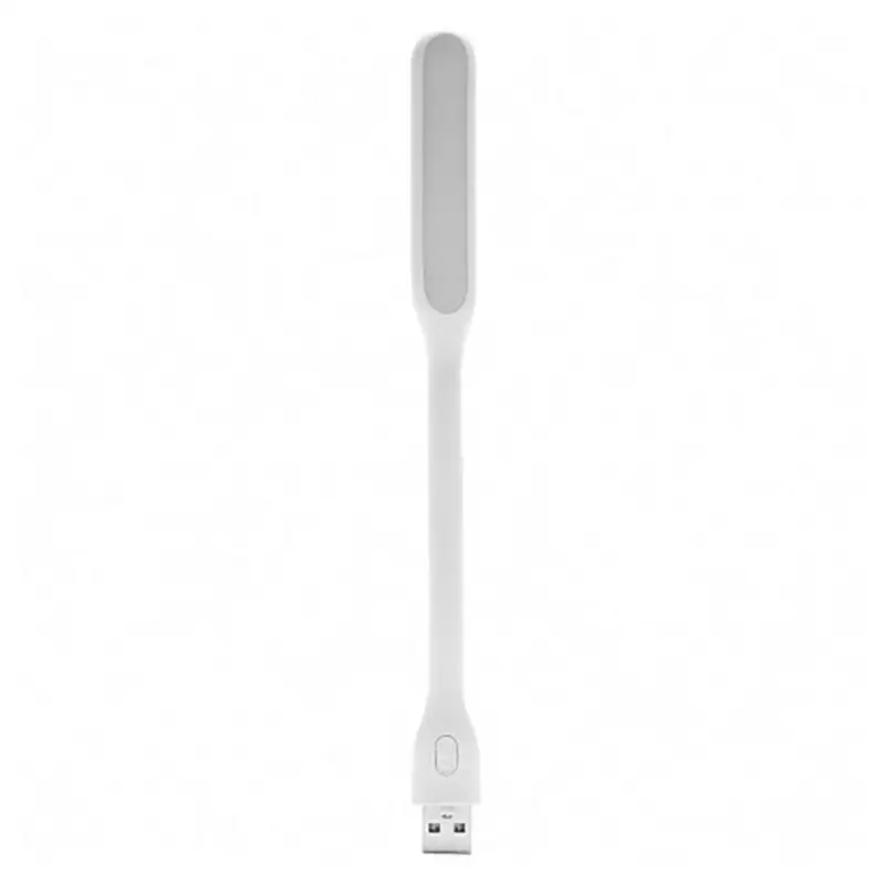 Xiaomi Mijia мини USB лампы для чтения светодиодный гаджеты гибкий Диммируемый ночной Светильник для power Bank PC ноутбук портативный компьютер лампа - Цвет: Белый