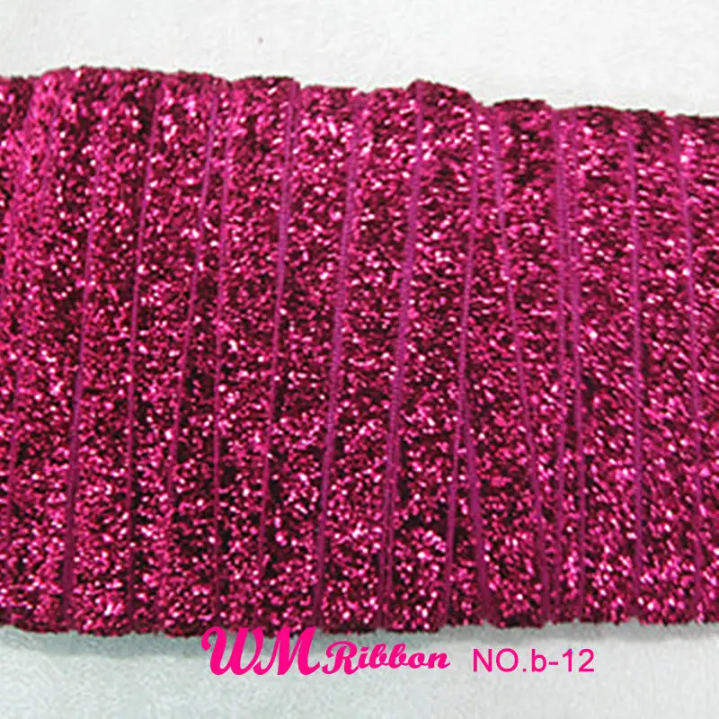 3/8inch 9mm glitter ribbon 25yards/roll for hair tie headband | Дом и сад