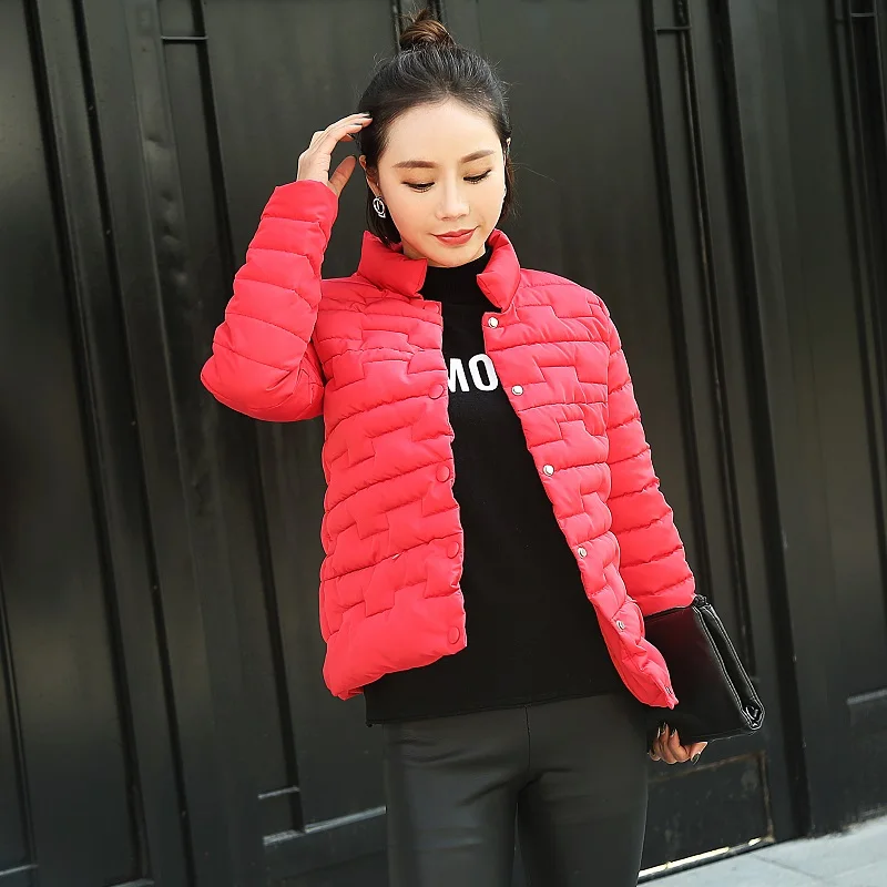 

KMETRAM Women Winter Coat 2020 New Famale Thin Wadded Slim Parka Women Short Portable Black Jacket Parkas Mujer 2020 MY303